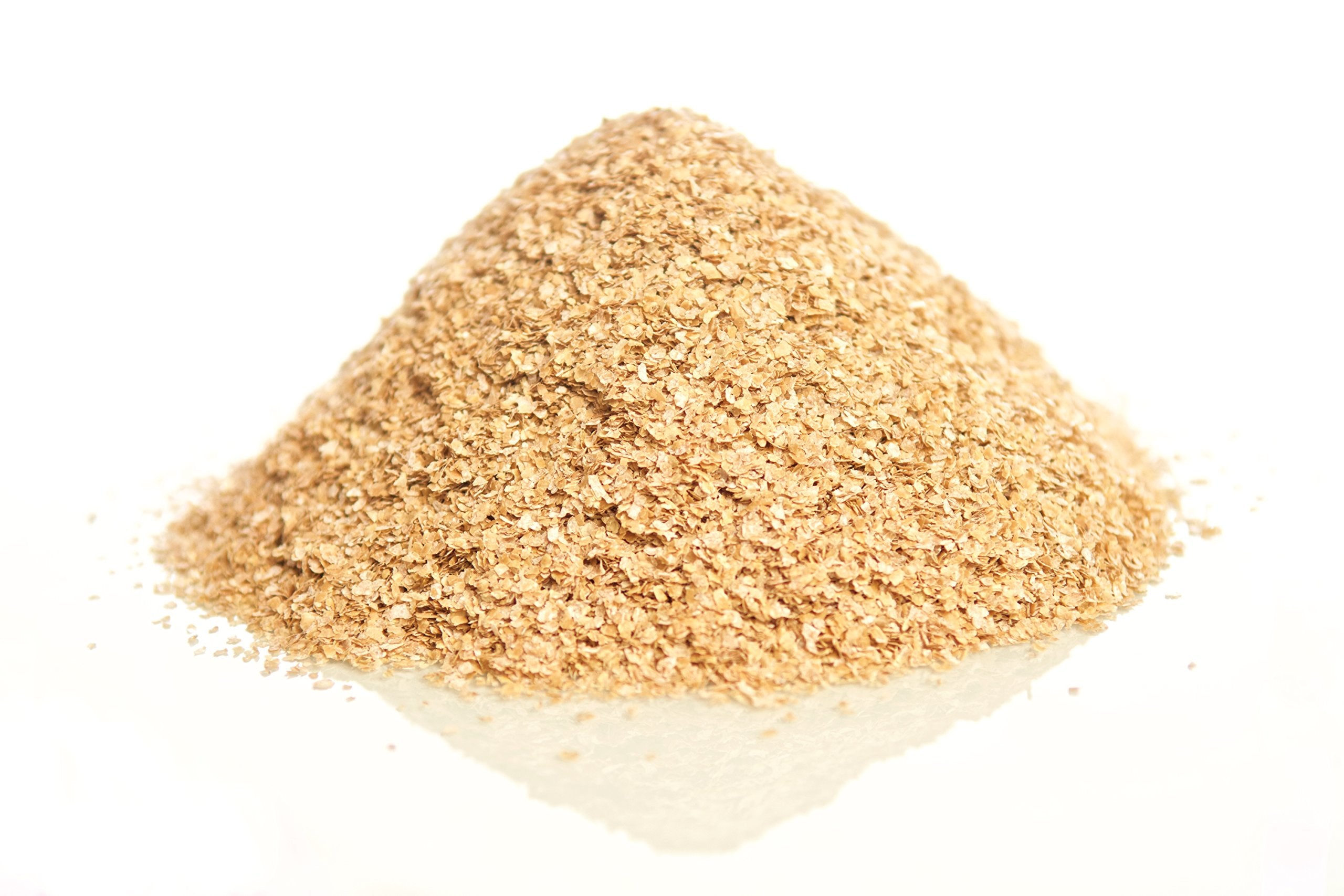 Close-up of Mulberry Lane Farms wheat bran texture highlighting freshness