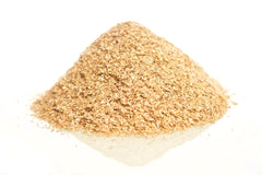 Close-up of Mulberry Lane Farms wheat bran texture highlighting freshness