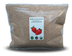 Mulberry Lane Farms front packaging showing organic wheat bran benefits