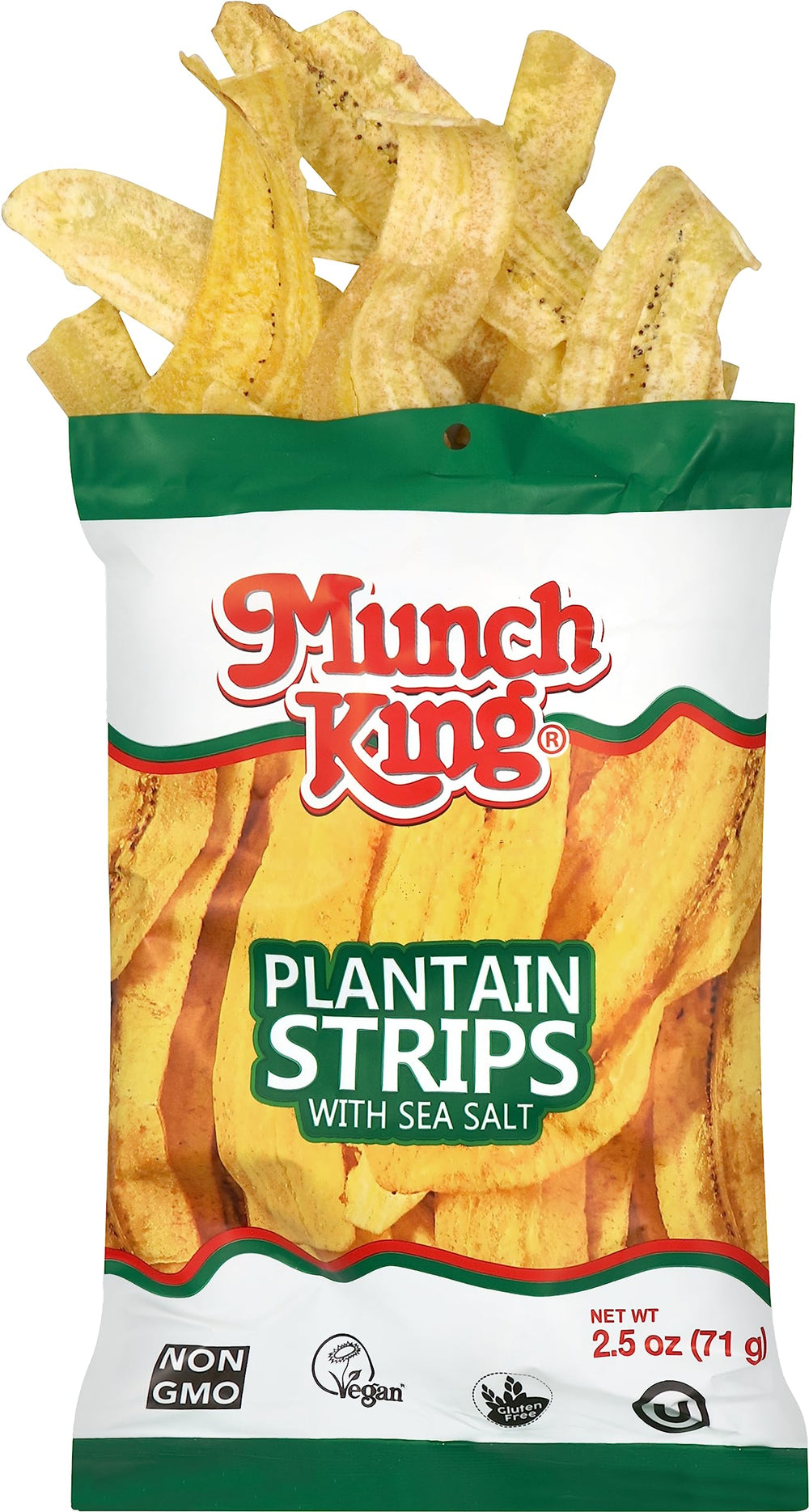 Munch King front packaging showing six 2.5 oz bags and clear branding benefit ready-to-eat