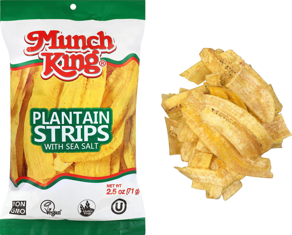 Munch King product label and ingredient list highlighting Ecuadorian sourcing and simple ingredients