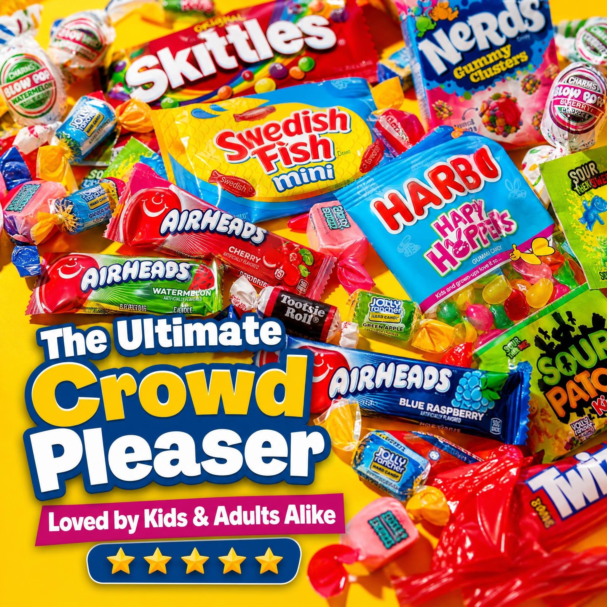 munchbox candies displayed in a bowl for party serving convenience