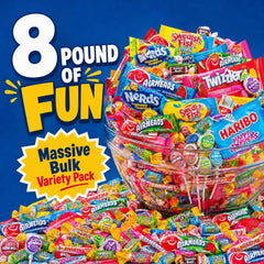 munchbox closeup of individually wrapped candies showing freshness and variety