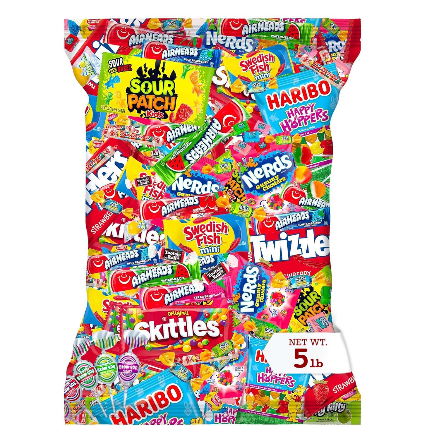munchbox front of bag showing 5 lb package and colorful mix benefit convenience