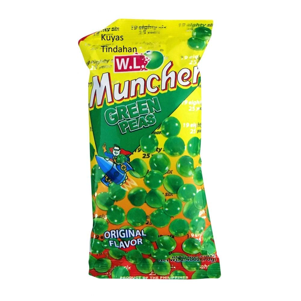 Muncher front packaging showing ten original 2.46 oz pouches and brand appeal