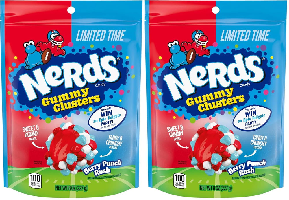 Munchique front packaging showing two 8 oz bags and shareable size benefit