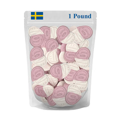 Munchique front packaging showing resealable 1 lb bag and colorful hearts for sharing