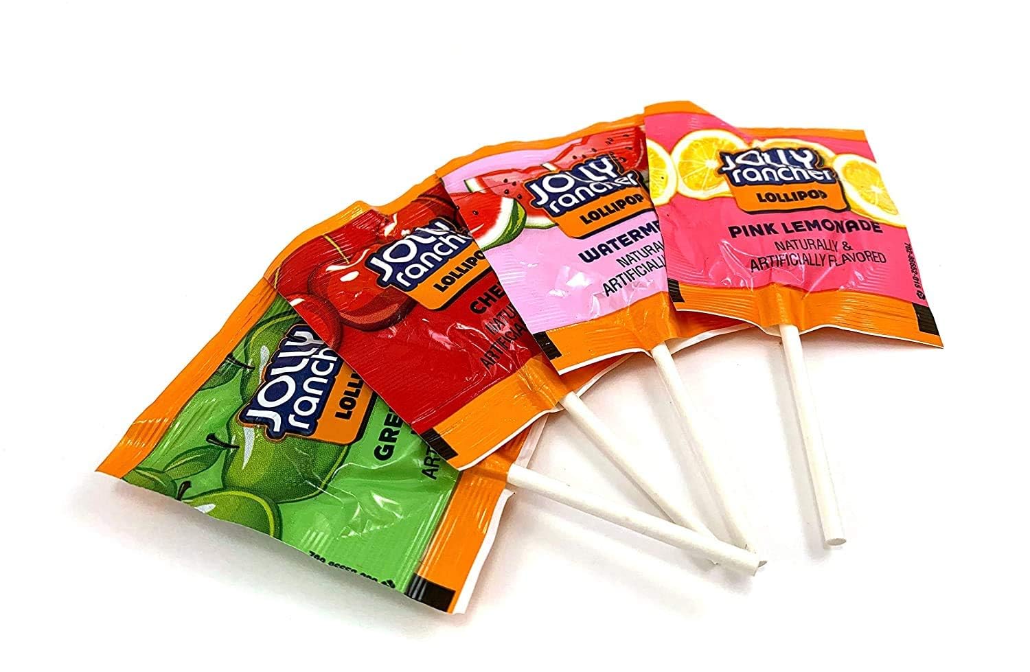 Munchique product label listing watermelon, pink lemonade, green apple, cherry flavors