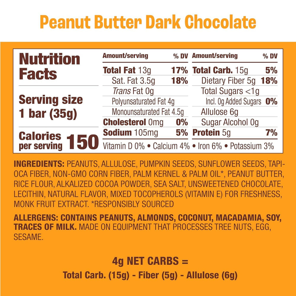 Munk Pack closeup of bar texture with seeds and nuts for crunch