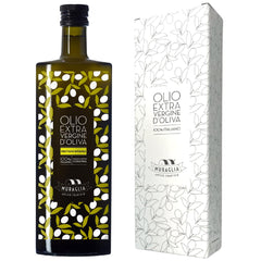 MURAGLIA ANTICO FRANTOIO front bottle with gift box highlighting premium presentation and freshness