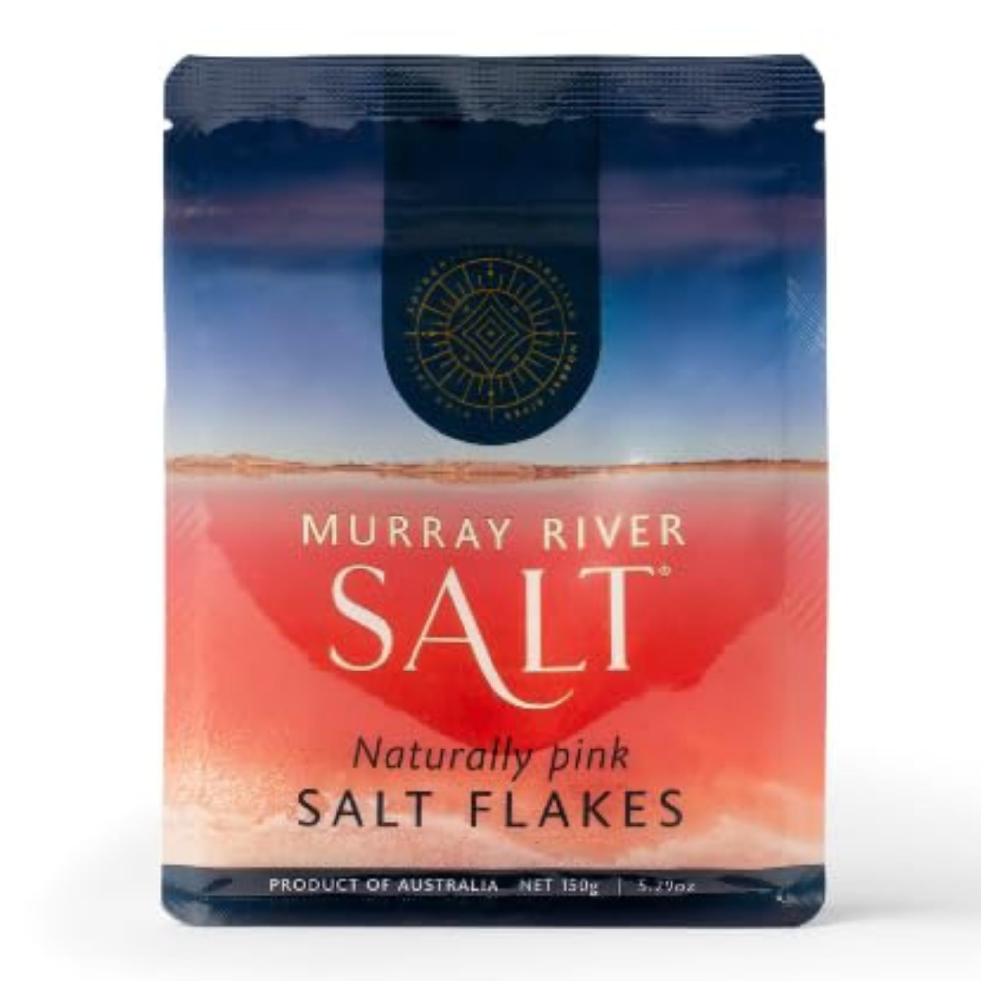 Murray River Gourmet front pouch showing branding and resealable benefit