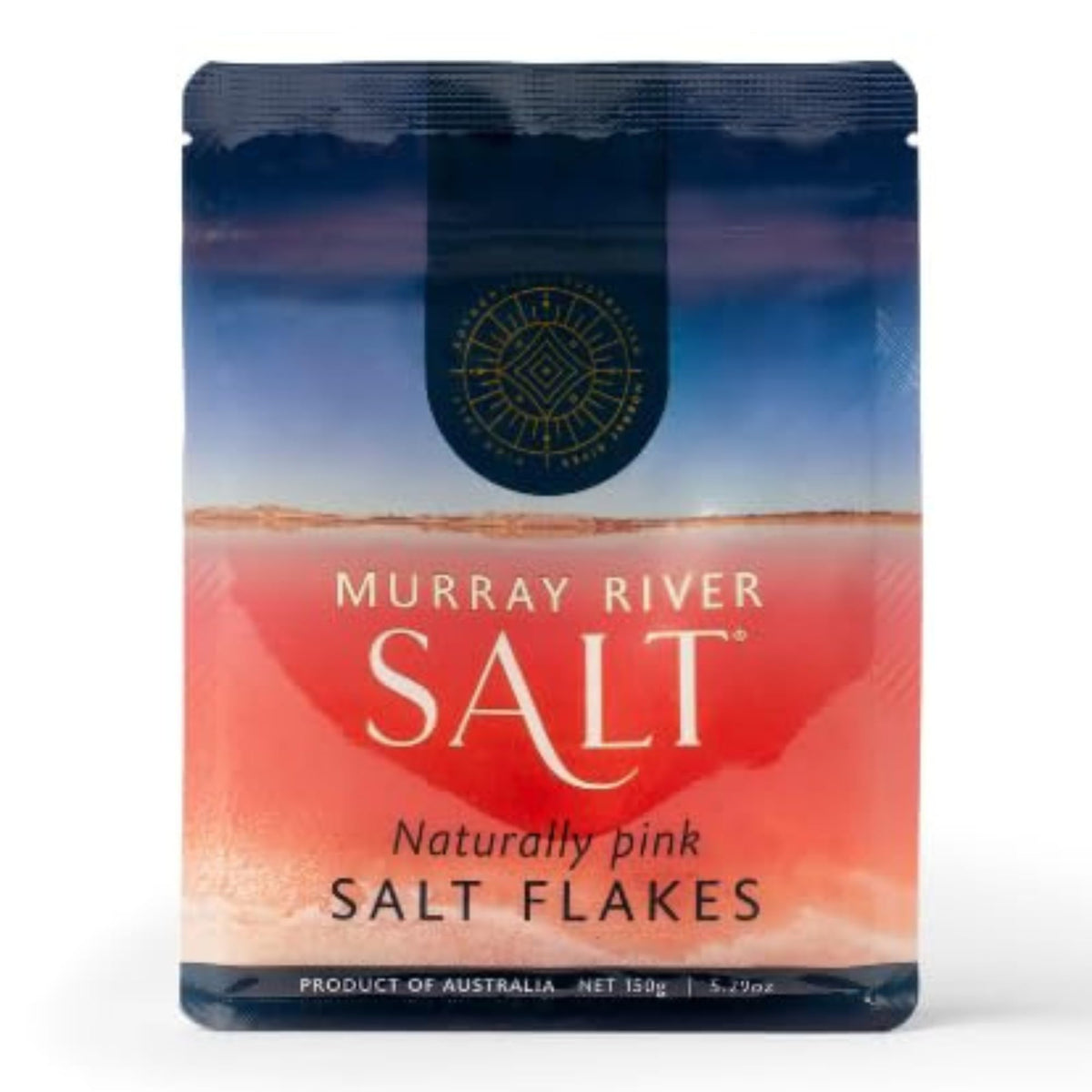 Murray River Gourmet front pouch showing branding and resealable benefit