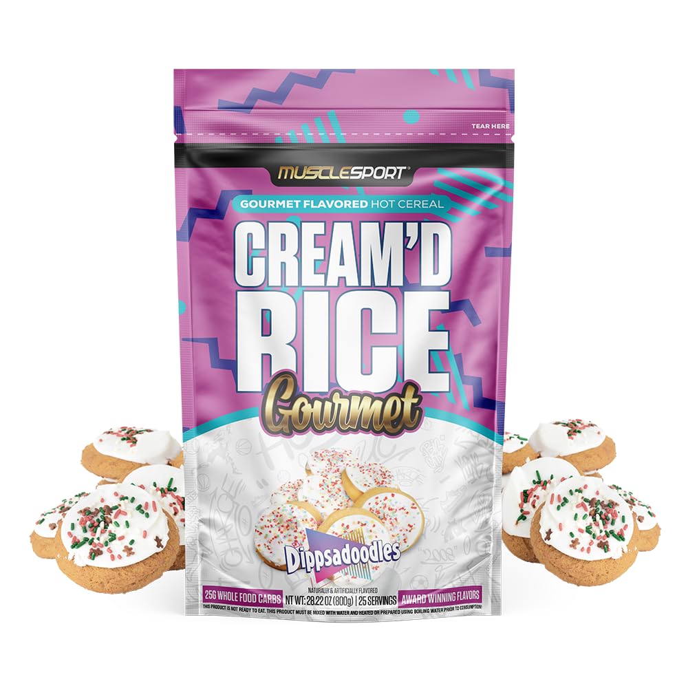 Musclesport front packaging showcasing product and servings for convenient breakfasts