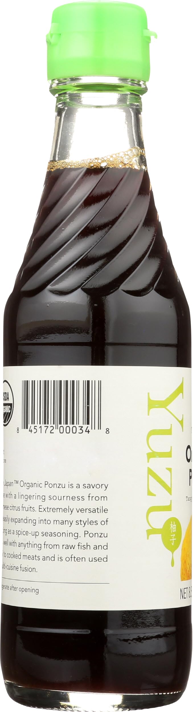 Muso From Japan bottle beside common kitchen items showing 8.5 fl oz size benefit