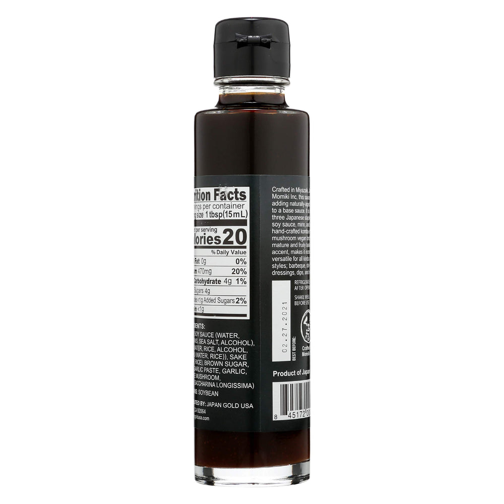 Muso From Japan sauce pouring over food showing easy application and bold umami lift