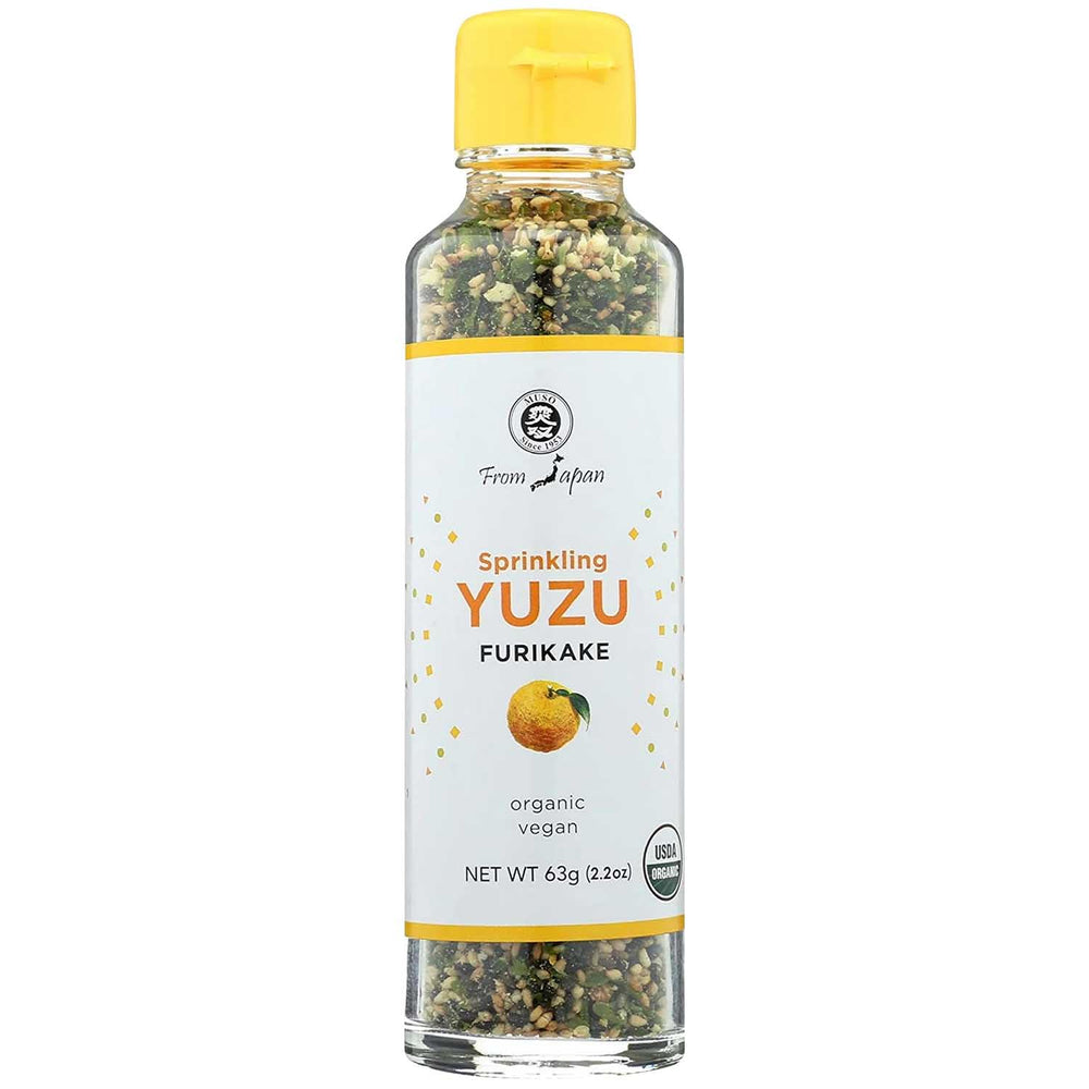 Muso From Japan front packaging showing organic label and yuzu benefit