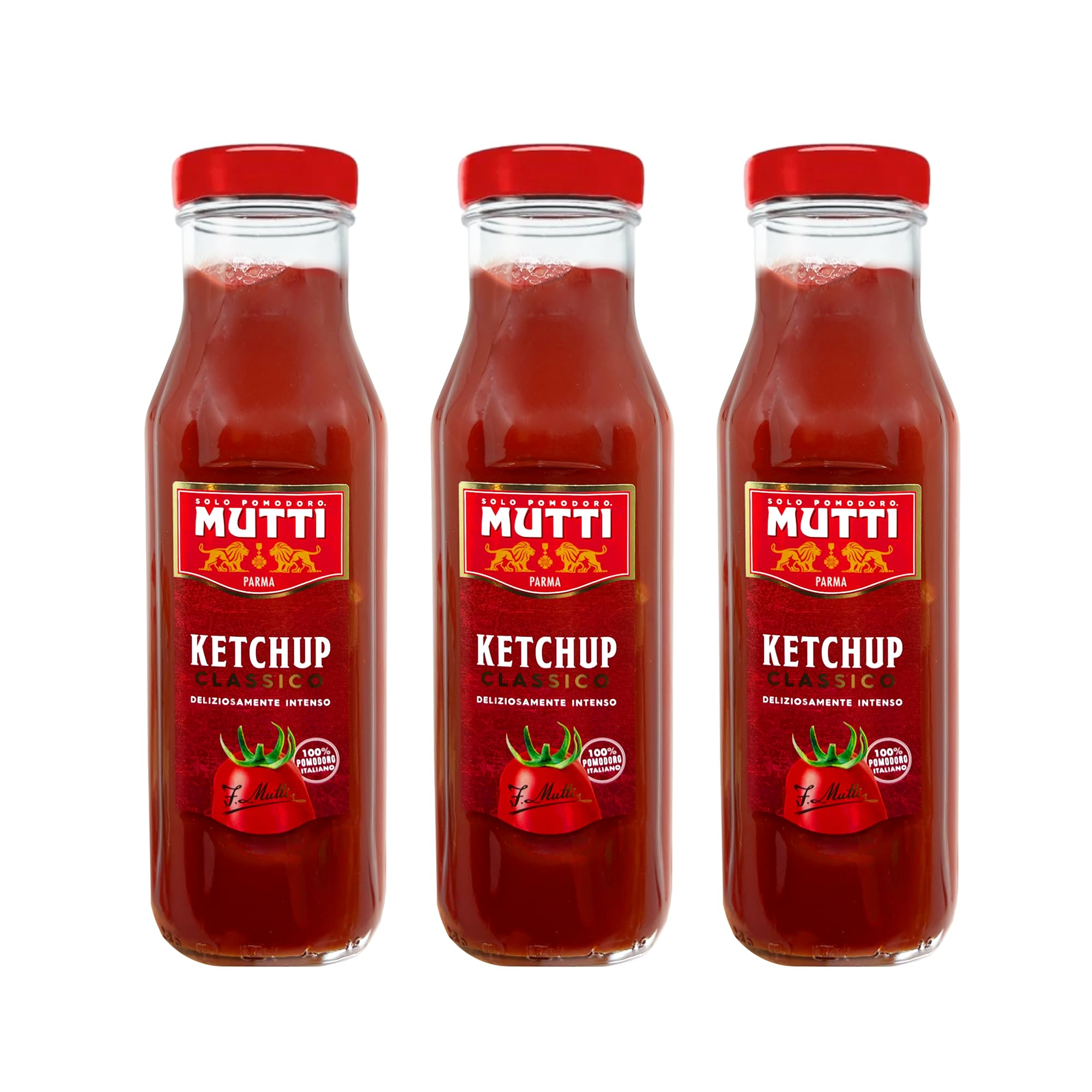 Mutti bottle front packaging showing brand and 10.6 oz size for pantry appeal