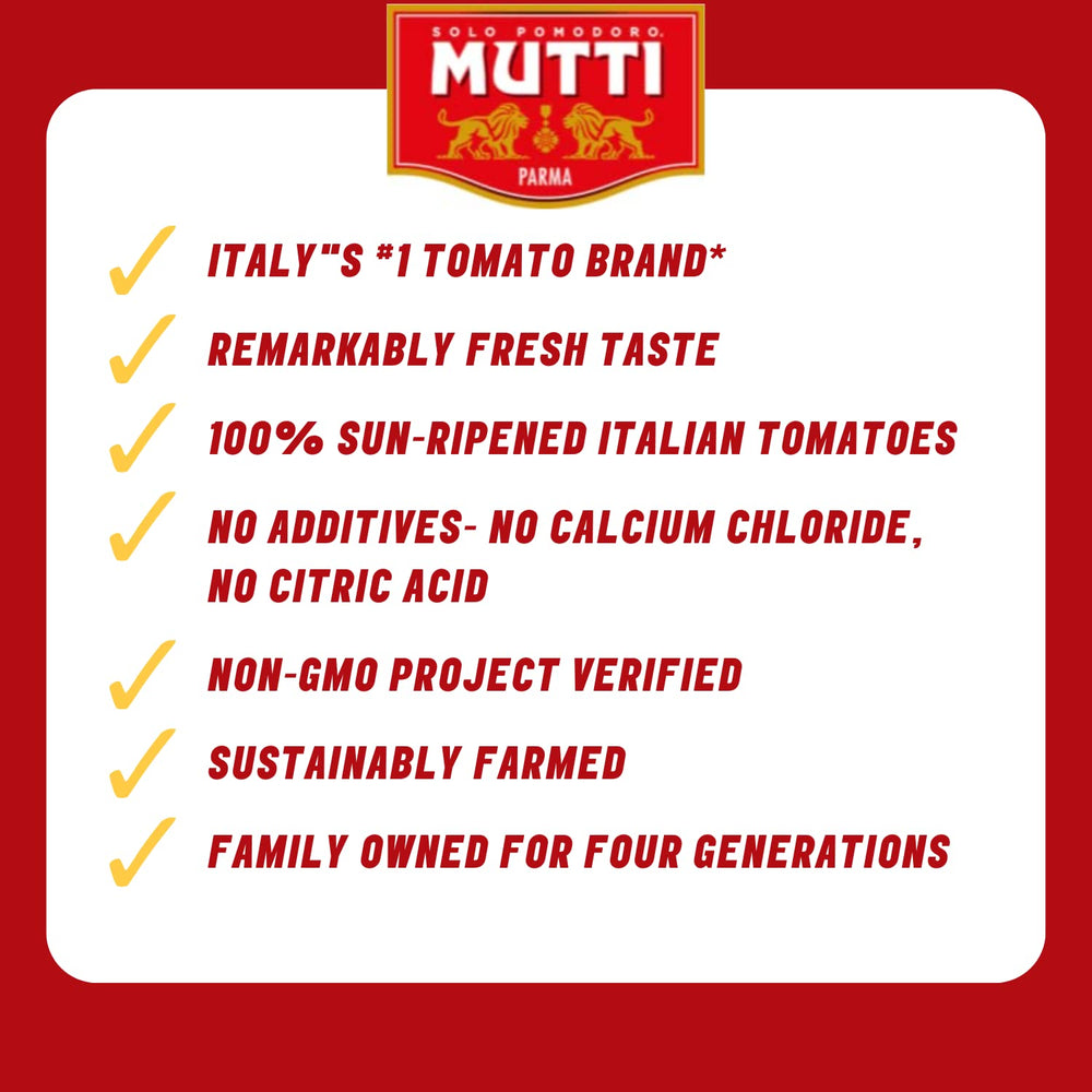Bowl of prepared tomato sauce made with Mutti passata showing rich color and consistent texture