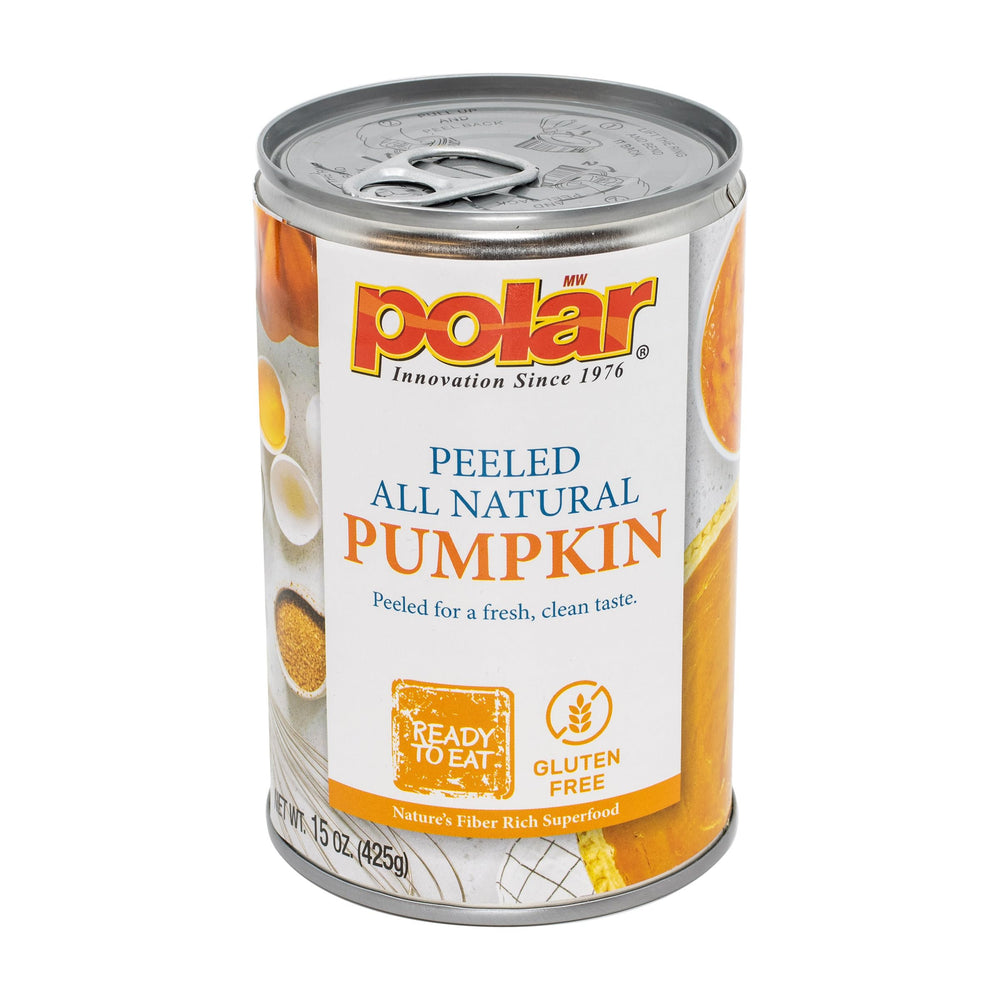 MW Polar front can shot showing label and benefits for pantry convenience