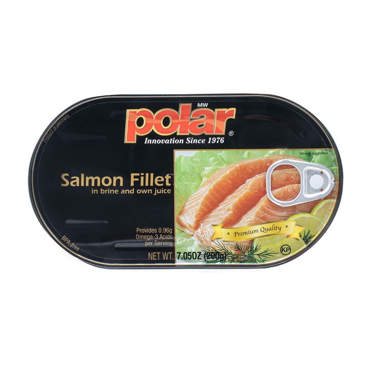 MW Polar front packaging showing 7.05 oz can and branding, clear shelf-stable benefit