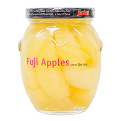 MW Polar Fuji Apple front packaging view showing clear 10oz glass jar and label, convenient storage