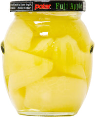 MW Polar Fuji Apple jar close-up displaying crisp slices in light syrup, preserves texture and flavor