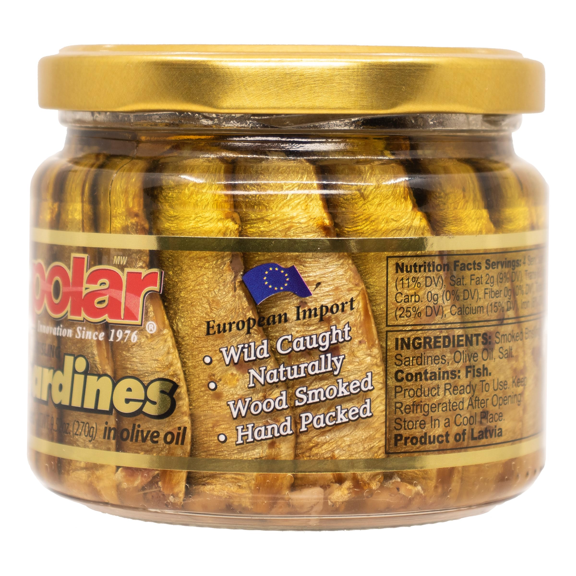 MW Polar pack of six jars with scale comparison for pantry stocking and value