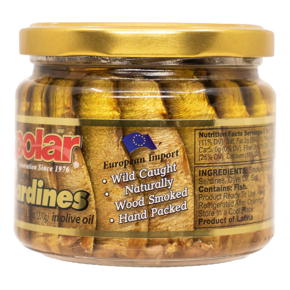 MW Polar pack of six jars with scale comparison for pantry stocking and value