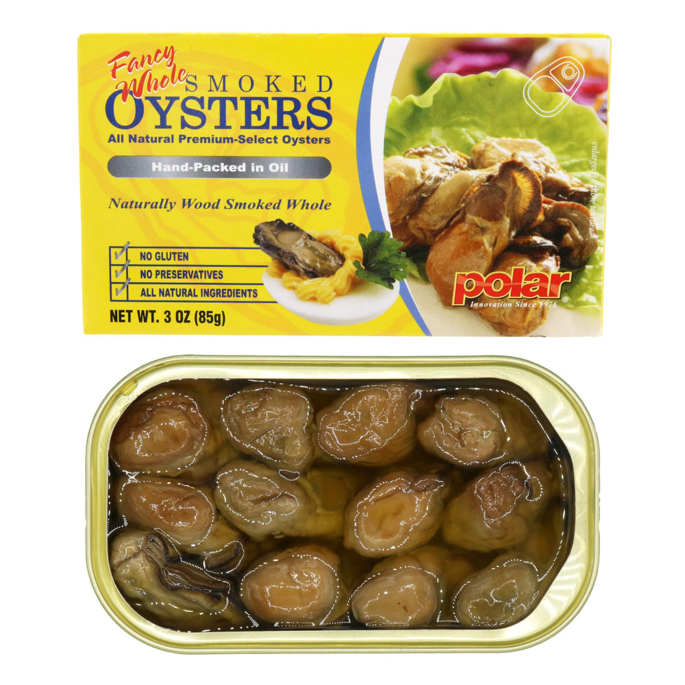 MW Polar front can view showing label and convenient 3 oz portion for entertaining