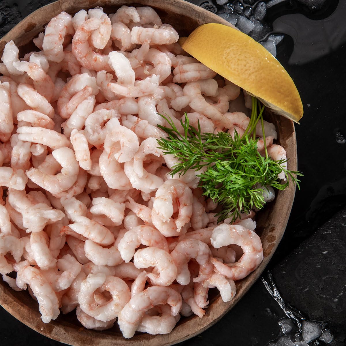 MW Polar close-up shrimp texture showing firm bite and fresh look