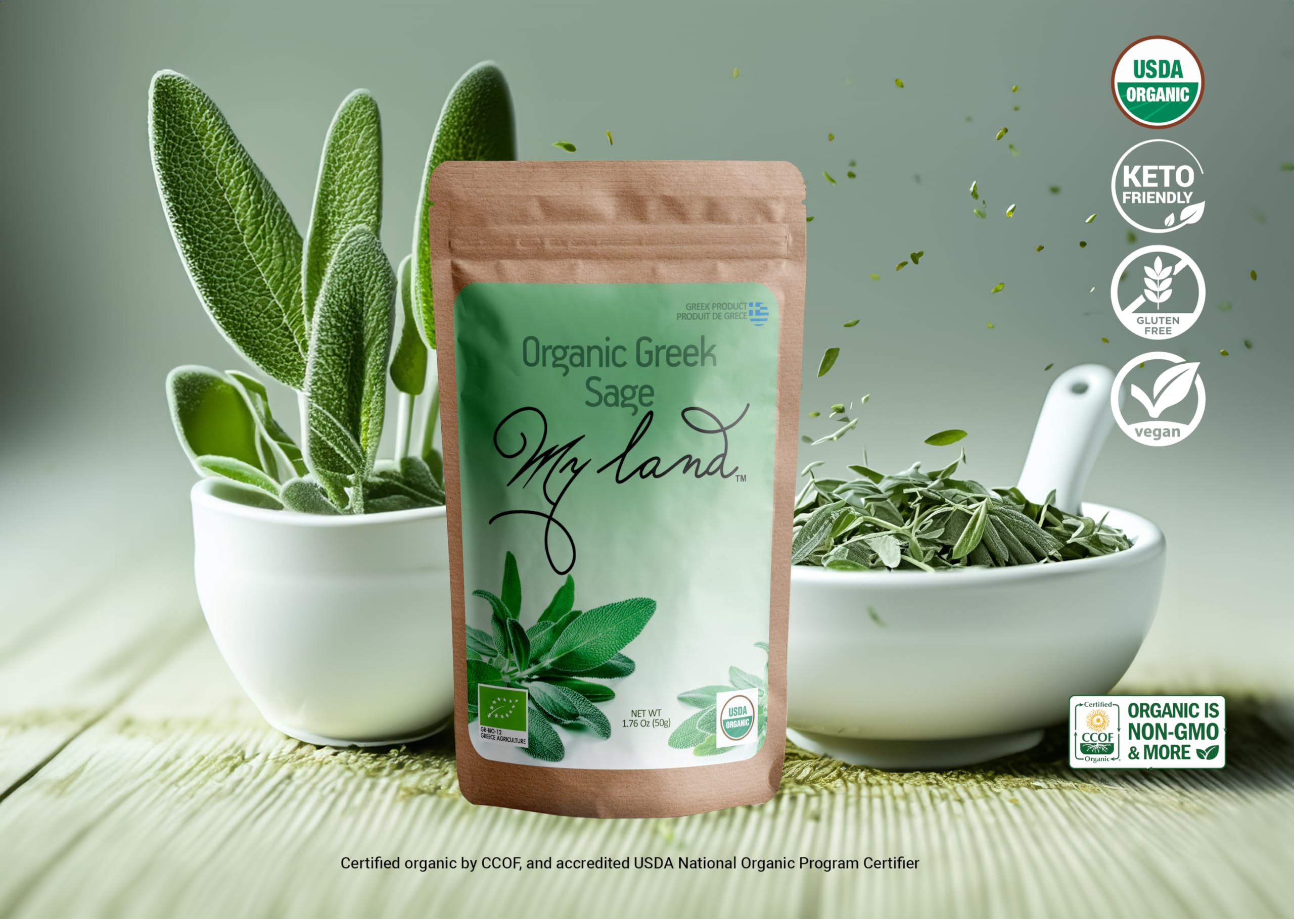 My Land open resealable pouch showing freshness-preservation benefit