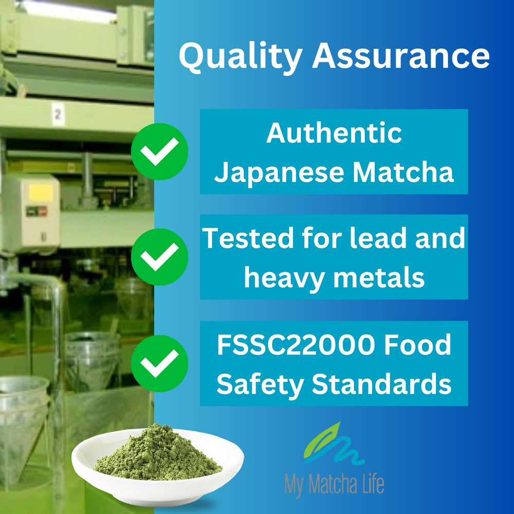 My Matcha Life ingredient label close-up, brand transparency and simple ingredients