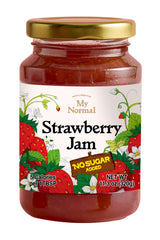 My Normal jar front label showing product name and no-sugar benefit