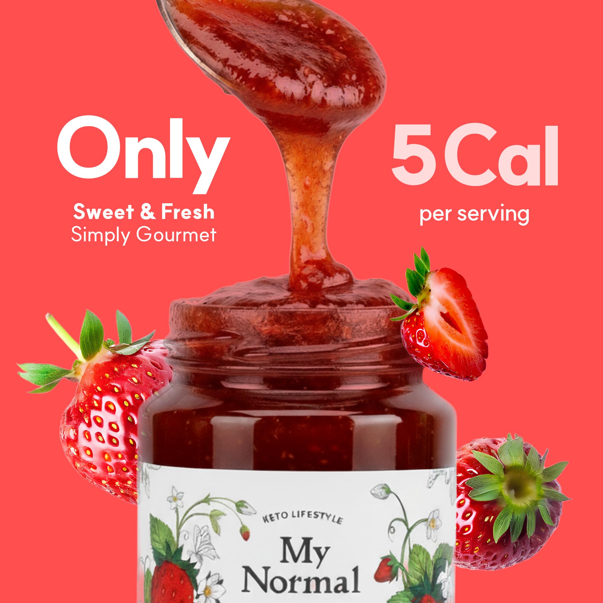 My Normal fresh strawberries used as ingredients highlighting natural flavor
