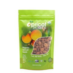My Power Seeds front packaging showing organic label and 8 oz size benefit