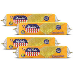 M.Y. San front packaging showing 300g 4-pack and convenience