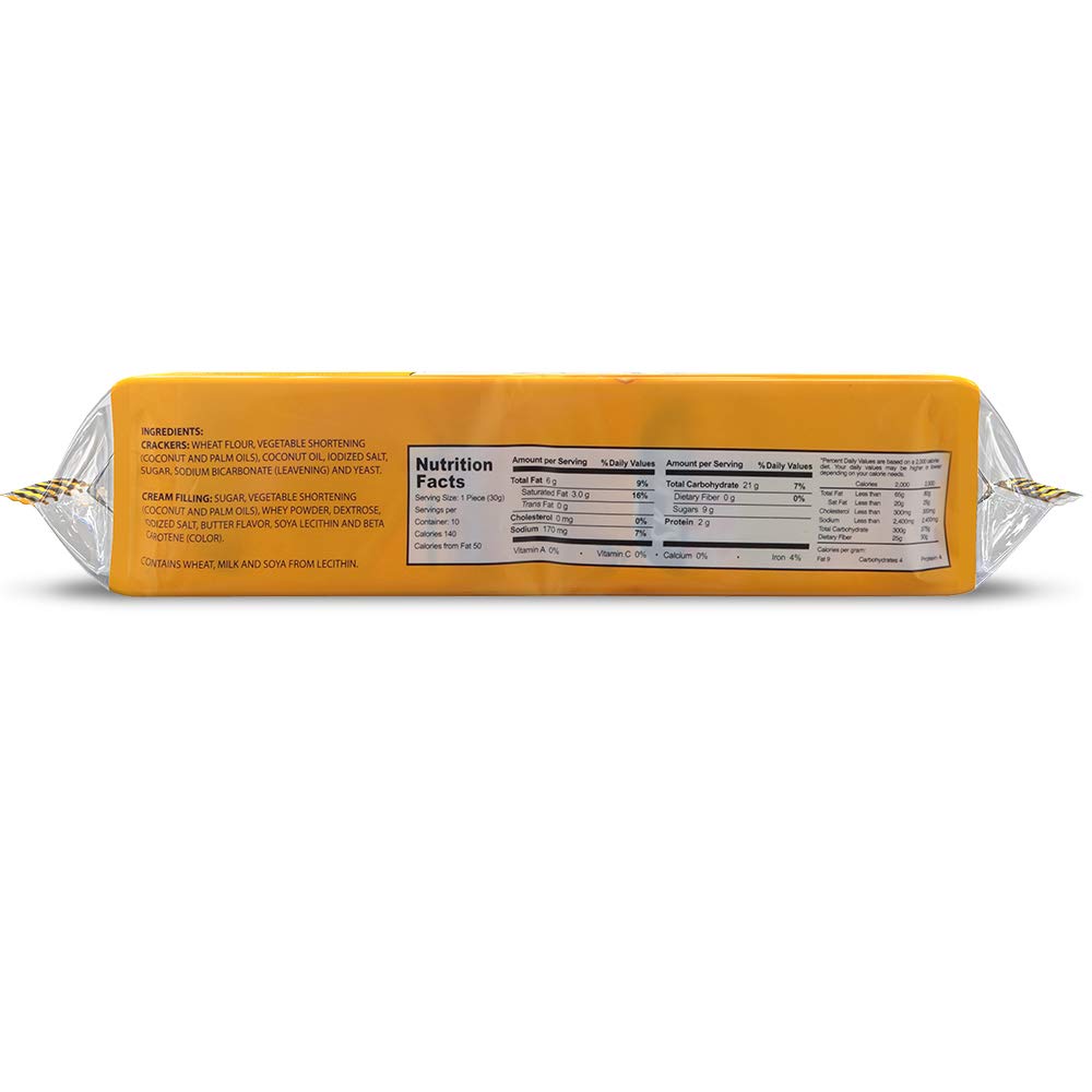 M.Y. San open tray with crackers visible for easy portioning benefit