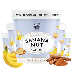 Mylk Labs front pack showing banana nut cups and convenience benefit