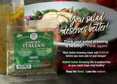 MySALT prepared dressing in bowl demonstrating smooth emulsified texture