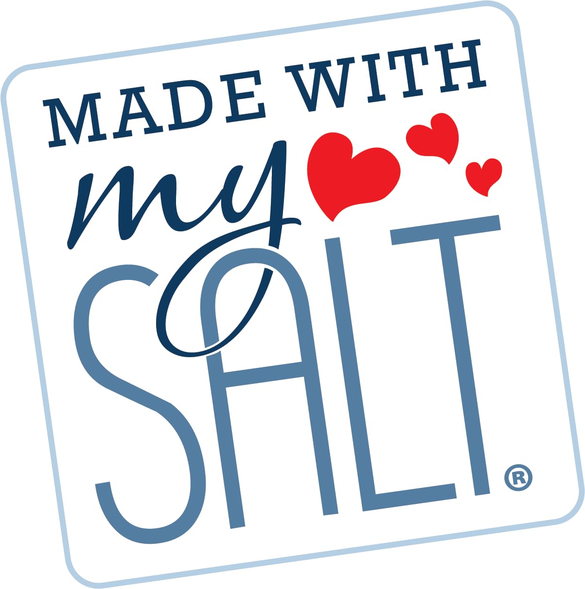 MySALT five-pack display showing convenience and pantry-ready supply