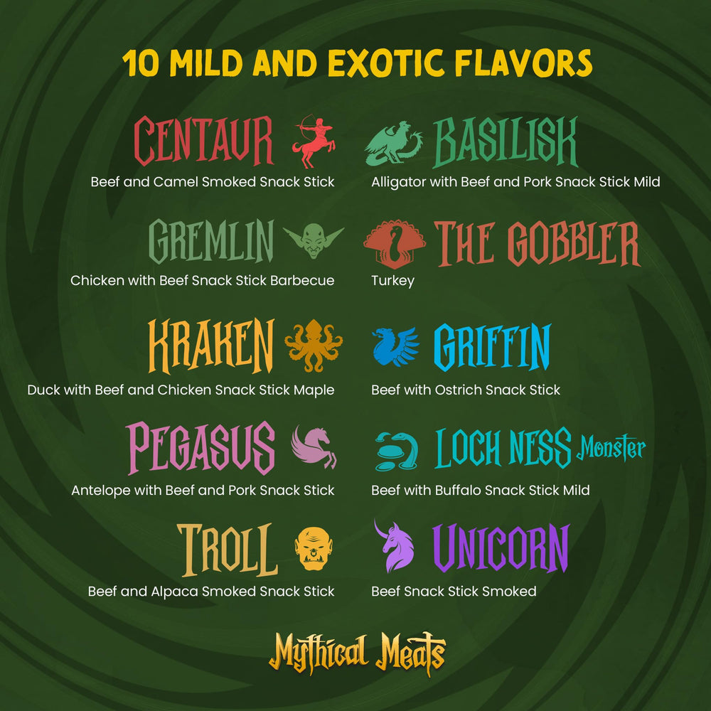 Mythical Meats sticks packed inside a backpack illustrating portable, shelf-stable fuel