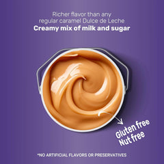 N'DULCE close-up of thick dulce de leche texture, shows creamy consistency for clean decorating