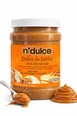 N'DULCE front jar shot showing label and 2.5 lb size, conveys professional pantry appeal