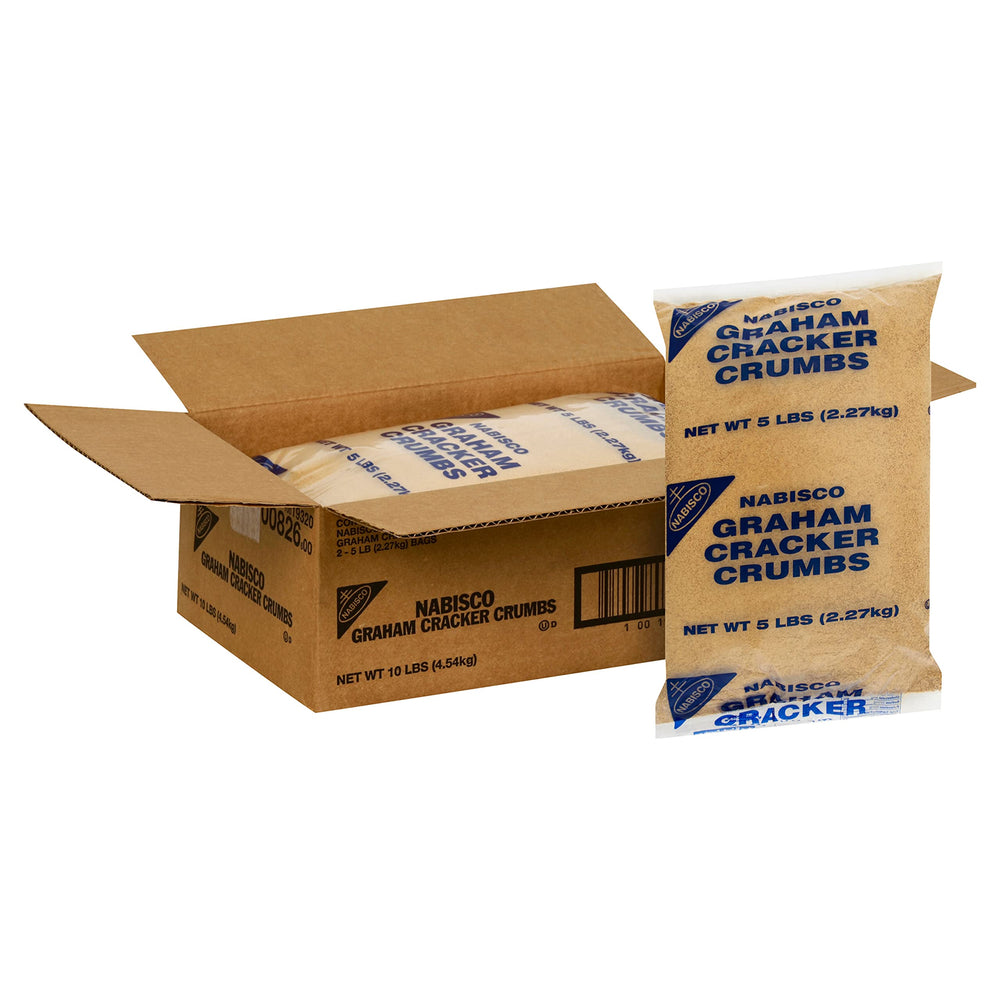 Nabisco front packaging showing two 5 lb bags, convenient bulk supply