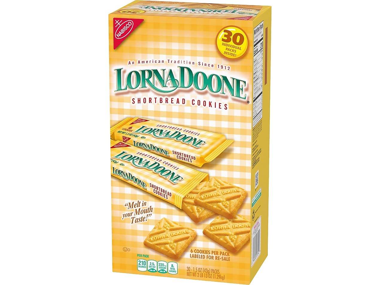 nabisco Lorna Doone cookie close-up highlighting buttery texture and melt-in-mouth quality