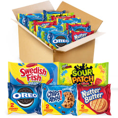 NABISCO front packaging showing the full 40-pack variety for quick pantry stocking