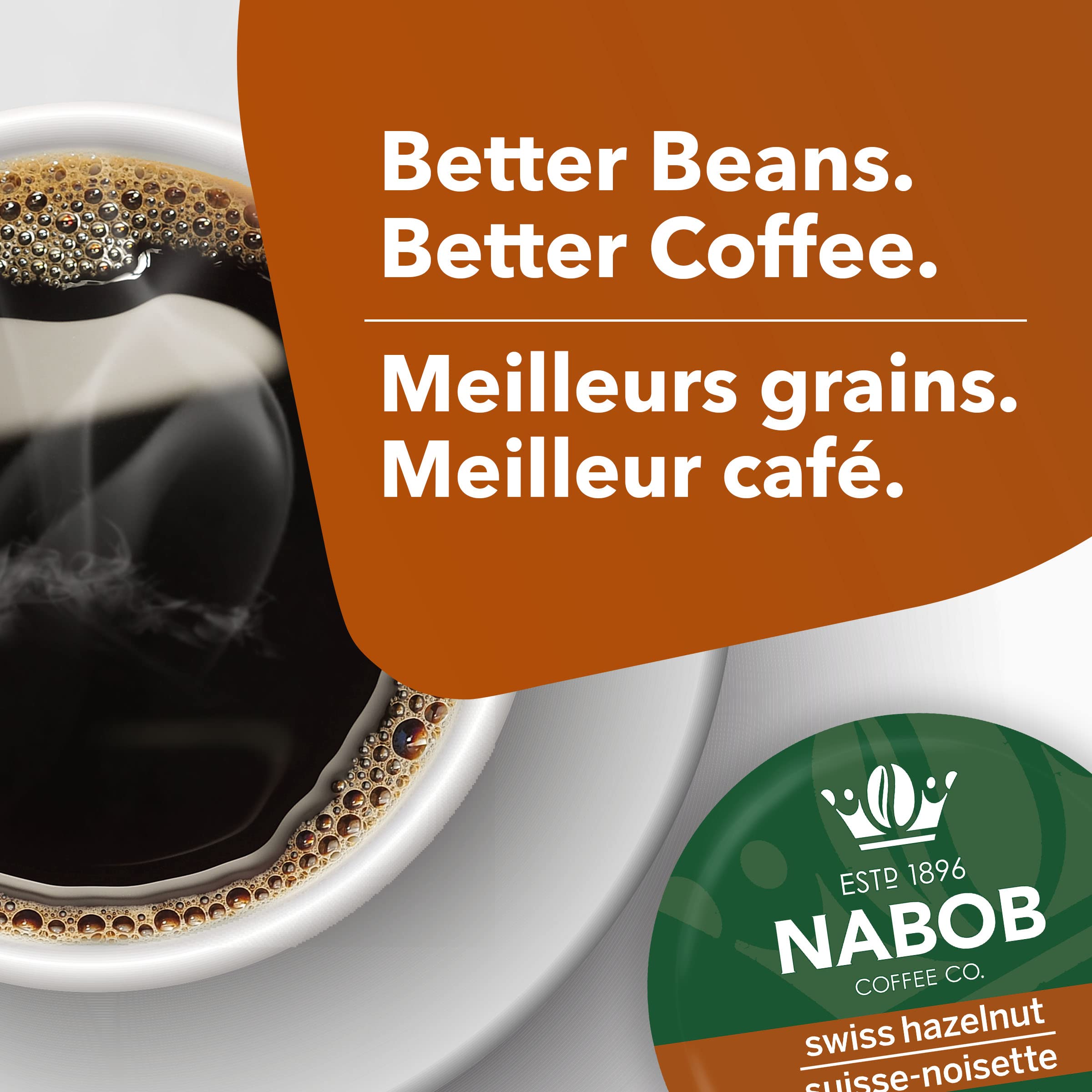 NABOB T-Disc barcode under Tassimo machine showing automated brew control