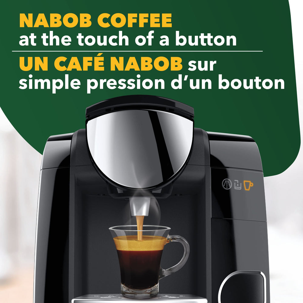 Top view of a NABOB Tassimo T‑Disc highlighting the sealed pod design for consistent brewing