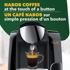 Top view of a NABOB Tassimo T‑Disc highlighting the sealed pod design for consistent brewing