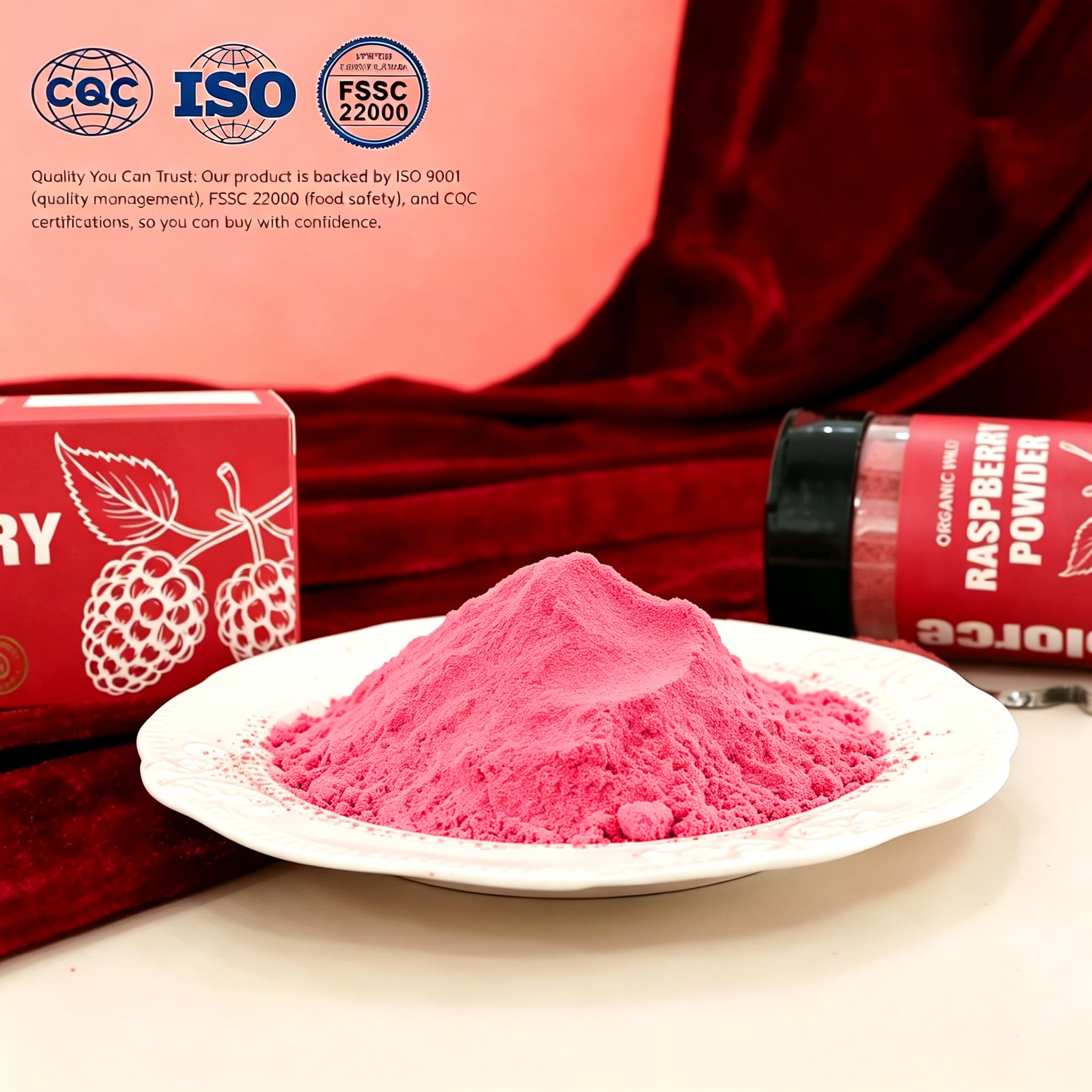 Nacolorce used to tint cupcake frosting producing vivid magenta hue